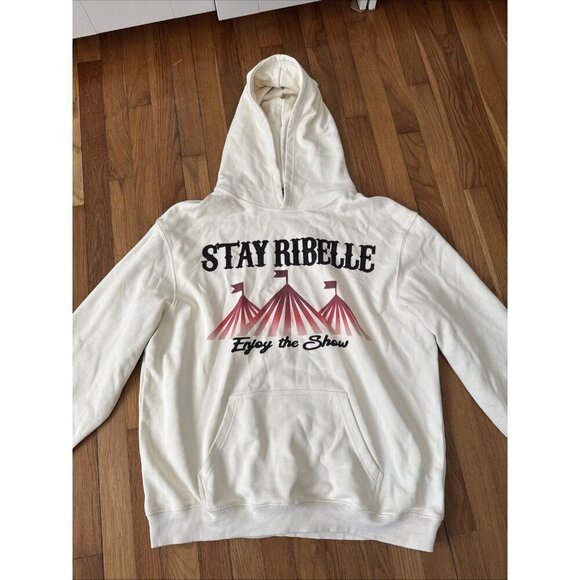 Stay Ribelle Men's Sweater Hoodie Size L - Picture 2 of 5